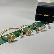 Graff Wild Flower Twist Diamond Bangle  - 1