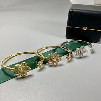 Graff Wild Flower Twist Diamond Bangle 