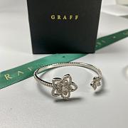 Graff Wild Flower Twist Diamond Bangle  - 6