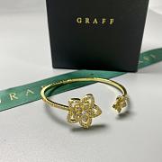 Graff Wild Flower Twist Diamond Bangle  - 5