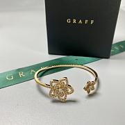 Graff Wild Flower Twist Diamond Bangle  - 3