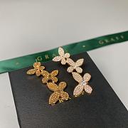 Graff Triple Pave Butterfly Diamond Drop Earrings - 4