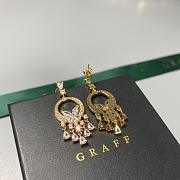 Graff Classic Butterfly Diamond Petite Earrings White/ Rose Gold - 6