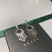 Graff Classic Butterfly Diamond Petite Earrings White/ Rose Gold - 5