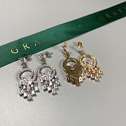 Graff Classic Butterfly Diamond Petite Earrings White/ Rose Gold - 2