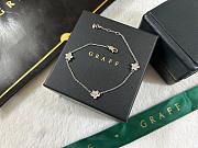 Graff Wild Flower Petite Pave Diamond Bracelet White Gold - 1