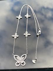 Graff Multi Butterfly Silhouette Diamond Pendant White/ Rose Gold - 5