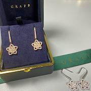 Graff Wild Flower Diamond Earrings White/ Rose Gold - 5