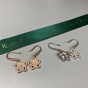 Graff Wild Flower Diamond Earrings White/ Rose Gold - 4