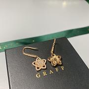 Graff Wild Flower Diamond Earrings White/ Rose Gold - 3