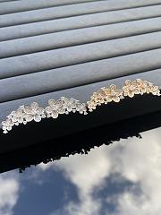 Graff Wild Flower Diamond Ear Climber Earrings White/ Rose Gold - 4