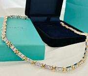Tiffany Necklace in Platinum and Yellow Gold with Diamonds - 2