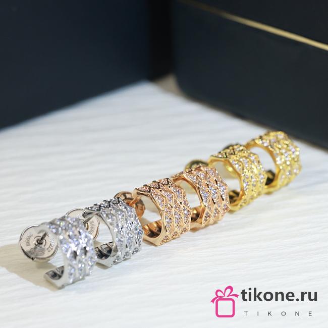 Laurence Graff Signature Pavé Diamond Hoop Earrings - 1