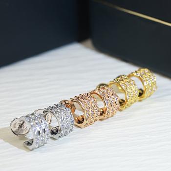 Laurence Graff Signature Pavé Diamond Hoop Earrings