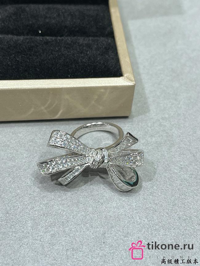 Graff Tilda's Bow Double Knot Diamond Ring White Gold - 1