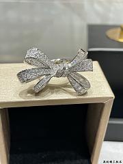 Graff Tilda's Bow Double Knot Diamond Ring White Gold - 6
