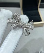 Graff Tilda's Bow Double Knot Diamond Ring White Gold - 4