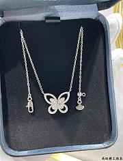 Graff Butterfly Silhouette Diamond Pendant White Gold - 4