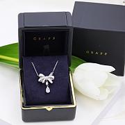 Graff Tilda's Bow Classic Diamond Drop Pendant White Gold - 1