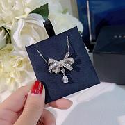 Graff Tilda's Bow Classic Diamond Drop Pendant White Gold - 3