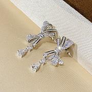 Graff Tilda's Bow Classic Diamond Drop Earrings White Gold - 1