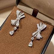 Graff Tilda's Bow Classic Diamond Drop Earrings White Gold - 4