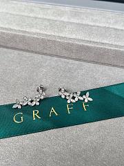 Graff Pavé Butterfly Diamond Petite Ear Climbers White Gold - 1