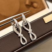 Graff Tilda's Bow Diamond Link Earrings White Gold - 1