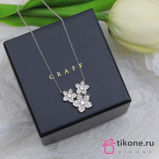 Graff Wild Flower Necklace Diamond and White Gold - 1