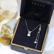 Graff Classic Butterfly Round Diamond Pendant White Gold - 5
