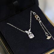 Graff Classic Butterfly Round Diamond Pendant White Gold - 6