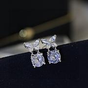 Graff Classic Butterfly Round Diamond Earrings White Gold - 4