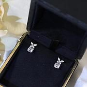 Graff Classic Butterfly Round Diamond Earrings White Gold - 3