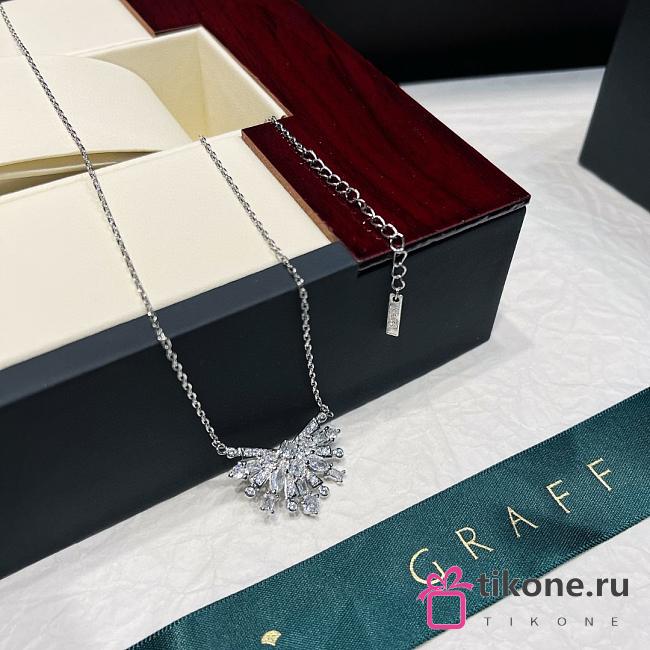Graff New Dawn Multi-Shape Diamond Necklace White Gold - 1