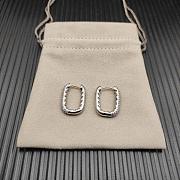 David Yurman DY Madison Smooth Hoop Earrings in 18K Yellow/ White Gold with Diamonds 24.3mm - 3