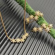 David Yurman Starburst Climber Earrings 18K Yellow/ White Gold with Diamonds 23mm - 2