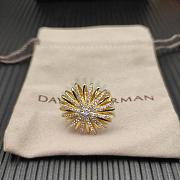 David Yurman Starburst Ring 18K Yellow/ White Gold with Diamonds 20mm - 2