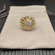 David Yurman Starburst Ring 18K Yellow/ White Gold with Diamonds 20mm - 4