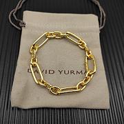 David Yurman Lexington Chain Bracelet Yellow Gold 9.8mm - 1