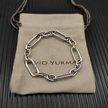 David Yurman Lexington Chain Bracelet White Gold 9.8mm
