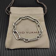 David Yurman Lexington Chain Bracelet White Gold 9.8mm - 4