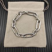 David Yurman Lexington Chain Bracelet White Gold 9.8mm - 2