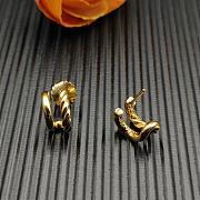 David Yurman DY Mercer Double Hoop Huggie Earrings 18K Yellow Gold 13.5mm - 3