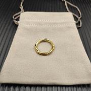 David Yurman Petite Infinity Band Ring 18K Yellow Gold with Diamonds 4mm - 3