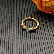 David Yurman Petite Helena Open Ring 18K Yellow Gold with Diamonds 2.5mm - 4