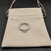 David Yurman DY Crossover Cable Engagement Ring Platinum Round Brilliant Cut - 4