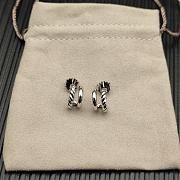 David Yurman DY Mercer Double Hoop Huggie Earrings Sterling Silver 13.5mm - 3