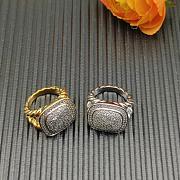 David Yurman Albion Ring 18K Yellow/ White Gold with Pavé Diamonds 11mm - 3