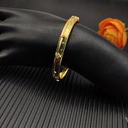 David Yurman Modern Renaissance Bangle Bracelet 18K Yellow/ White Gold with Diamonds 8mm - 4