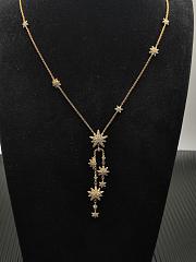 David Yurman Starburst Cluster Necklace 18K Yellow Gold with Diamonds 66mm - 3